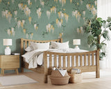 Advantage Wisteria Green Wall Mural