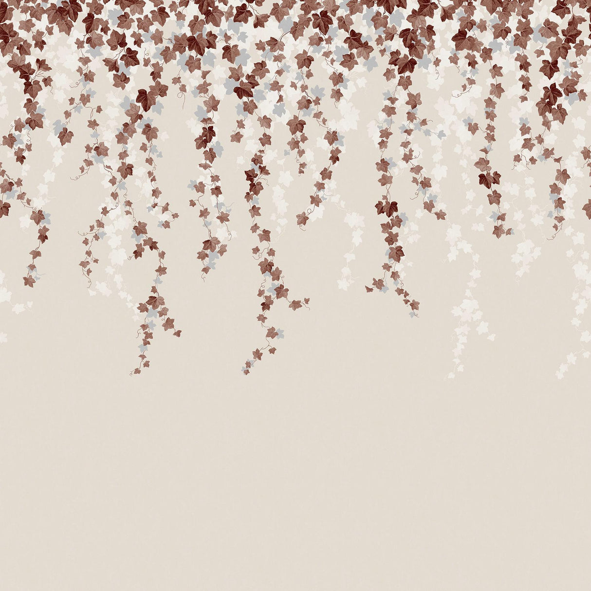 Advantage Trailing Ivy Brown Wall Mural