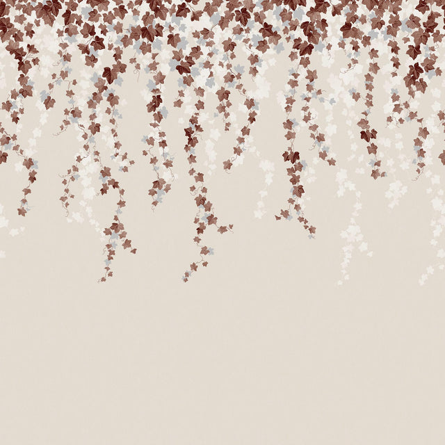 Advantage Trailing Ivy Brown Wall Mural