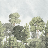 Advantage Delamere Green Wall Mural