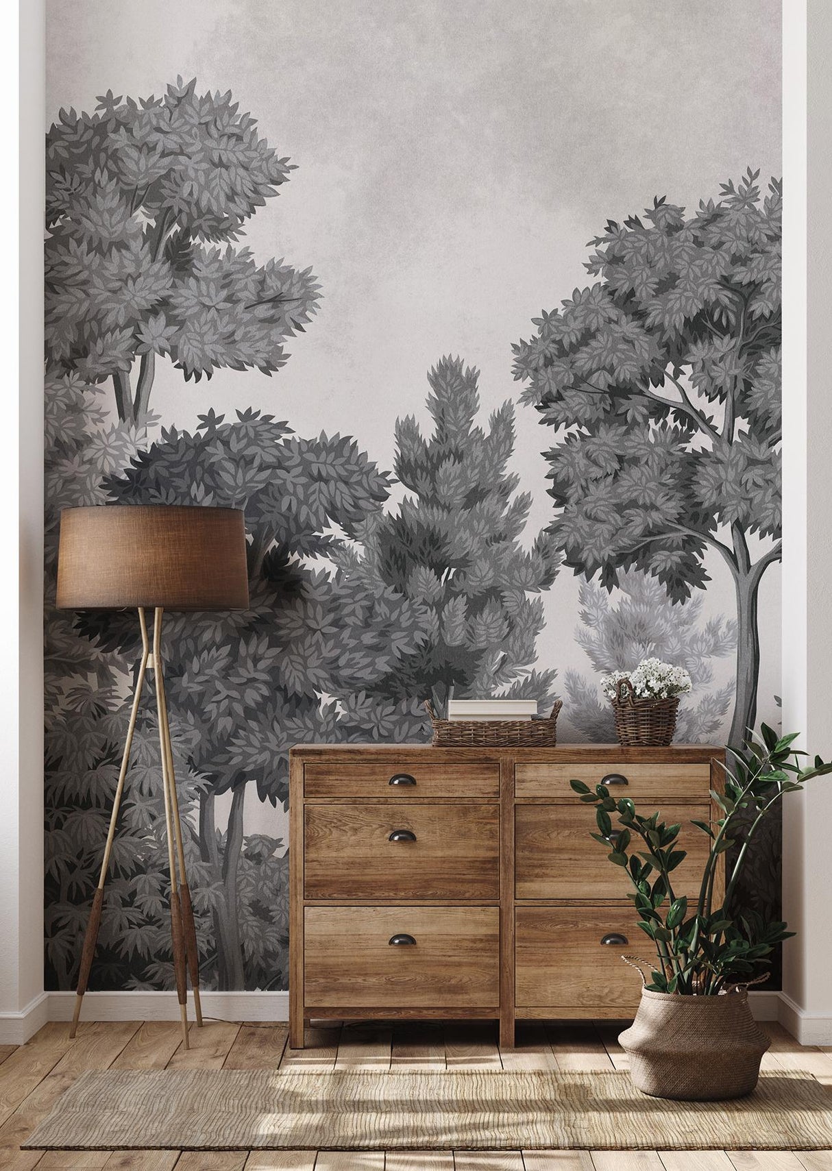 Advantage Delamere Mono Wall Mural