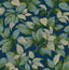 Advantage Canopy Navy Leaf Wallpaper