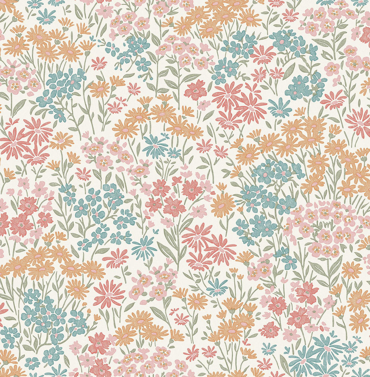 Advantage Ditsy Multi Daisies Wallpaper