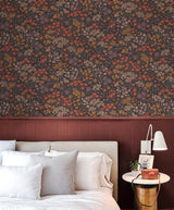 Advantage Ditsy Orange Daisies Wallpaper