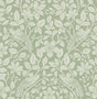 Advantage Marlow Green Bird Vine Wallpaper
