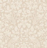 Advantage Marlow Beige Bird Vine Wallpaper