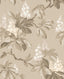 Advantage Chestnut Beige Floral Wallpaper