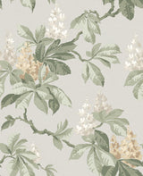 Advantage Chestnut Grey Floral Wallpaper