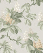 Advantage Chestnut Grey Floral Wallpaper