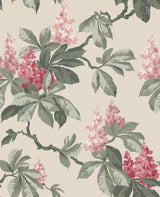 Advantage Chestnut Pink Floral Wallpaper