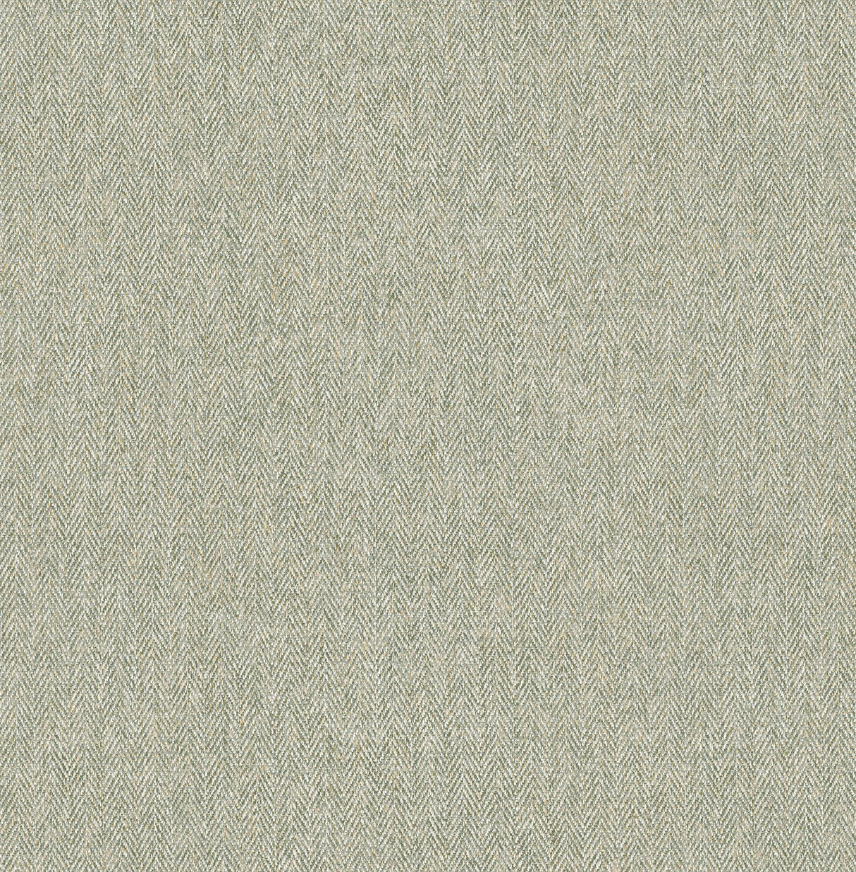 Advantage Herringbone Green Tweed Wallpaper