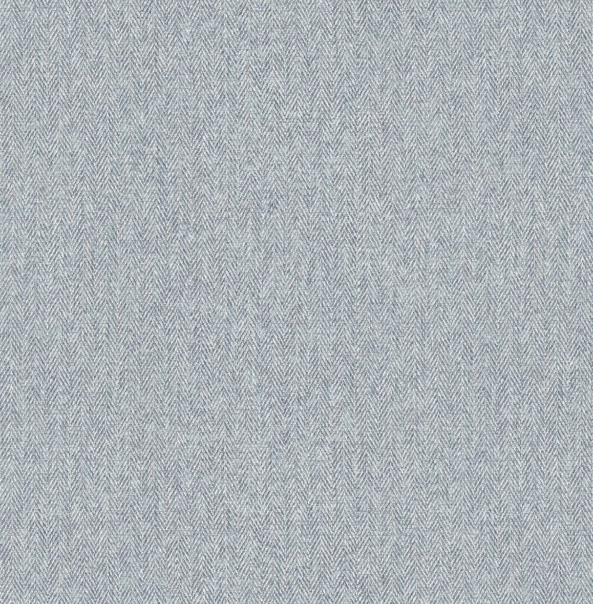 Advantage Herringbone Blue Tweed Wallpaper