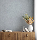 Advantage Herringbone Blue Tweed Wallpaper
