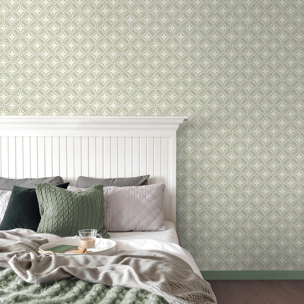 Advantage Morgrove Green Trellis Wallpaper