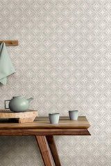 Advantage Morgrove Grey Trellis Wallpaper
