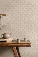 Advantage Morgrove Beige Trellis Wallpaper