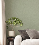 Advantage Heritage Green Plain Wallpaper