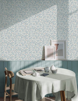 Advantage Winter Berry Blue Vine Wallpaper