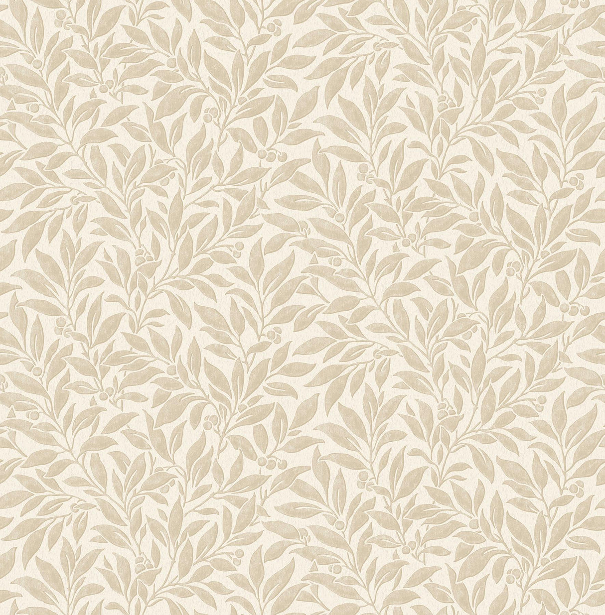 Advantage Winter Berry Beige Vine Wallpaper