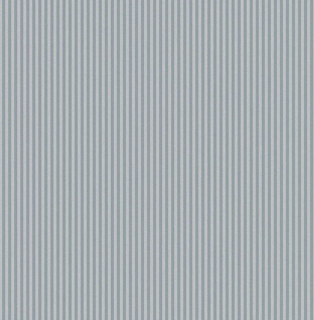 Advantage Ticking Blue Stripe Wallpaper