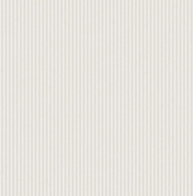 Advantage Ticking Light Grey Stripe Wallpaper
