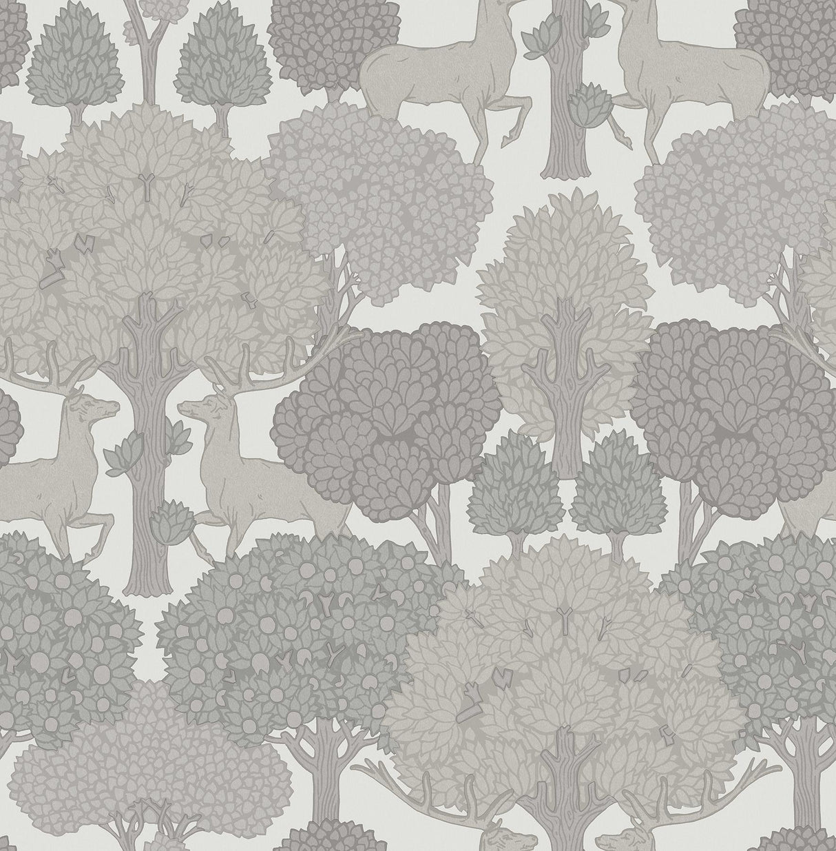 Advantage Forest of Arden Grey Deer Wallpaper