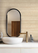 Advantage First Light Wheat Striated Wallpaper