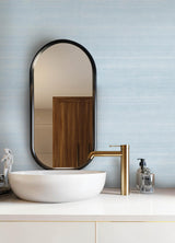 Advantage First Light Aqua Striated Wallpaper
