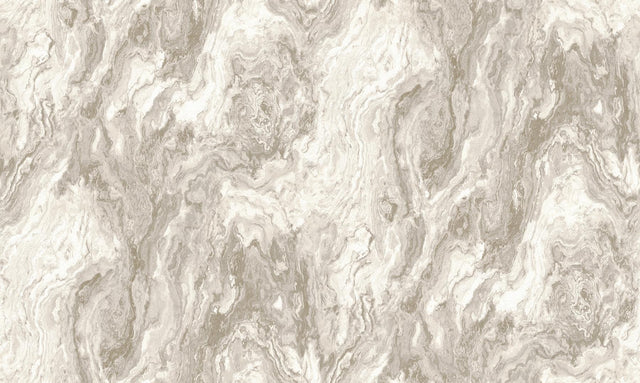 Advantage Star Taupe Marble Wallpaper
