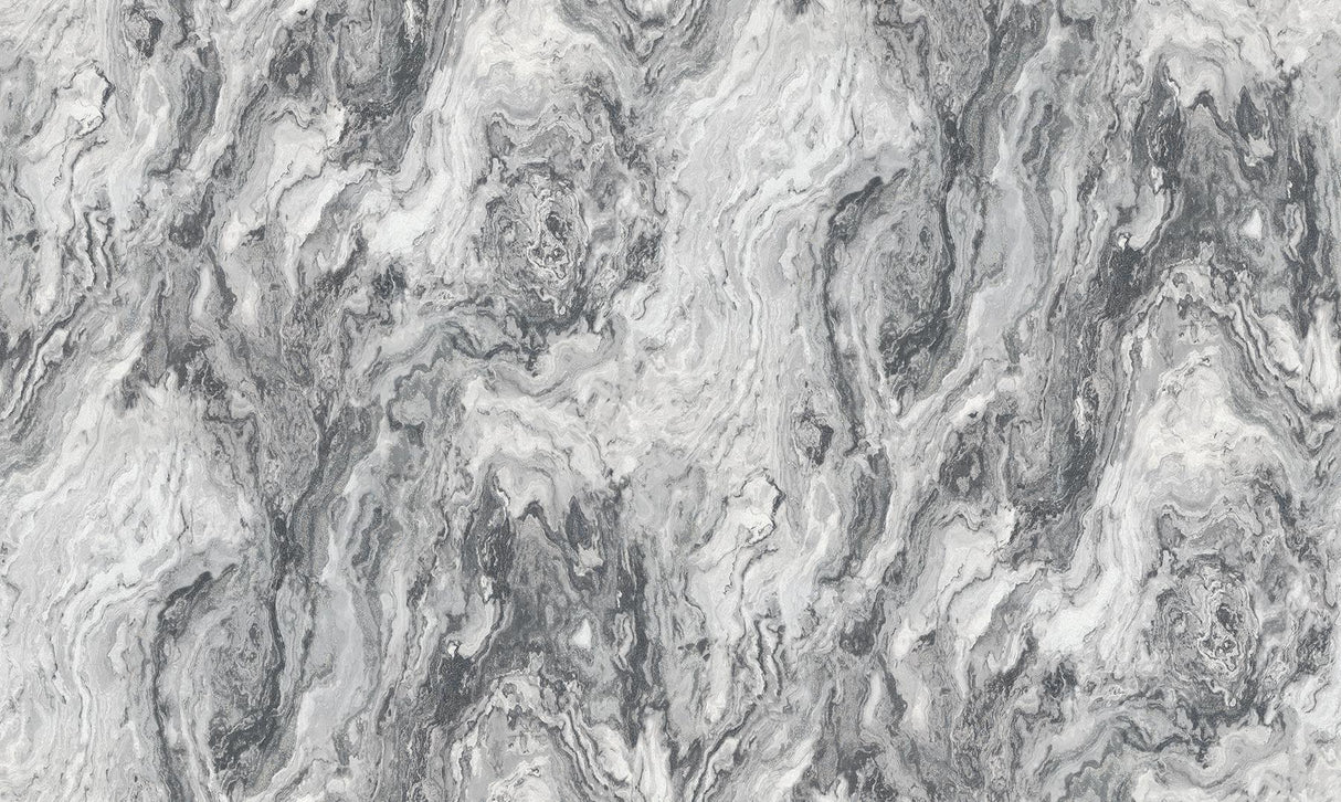 Advantage Star Charcoal Marble Wallpaper