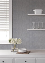 Advantage Sunshower Grey Stria Wallpaper
