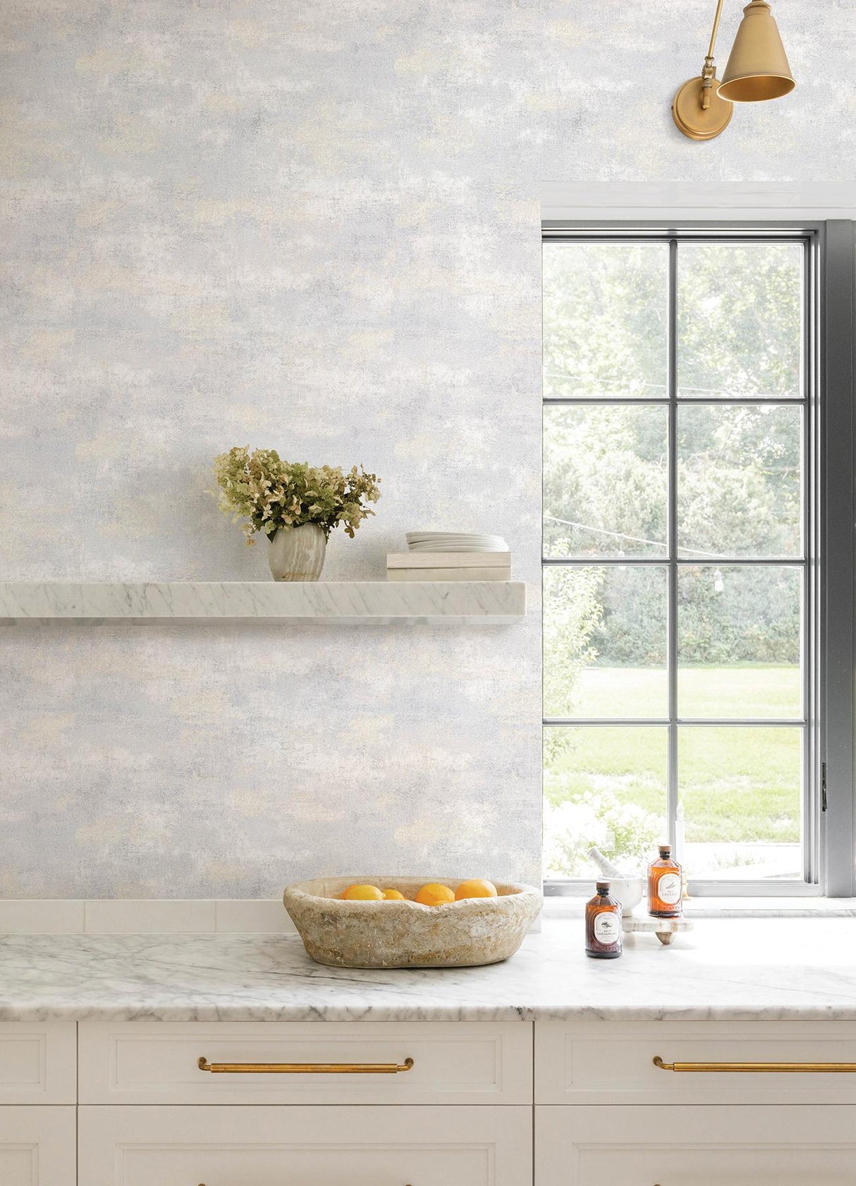 Advantage Al Fresco Sterling Plaster Wallpaper