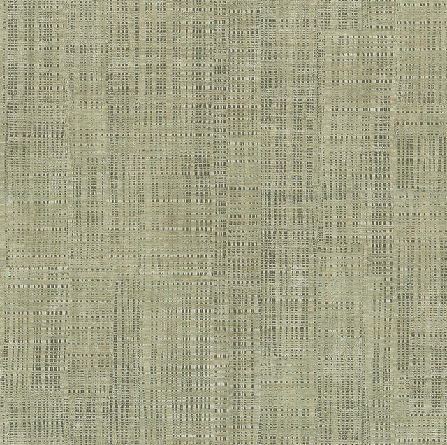 Advantage Rattan Green Weave Wallpaper