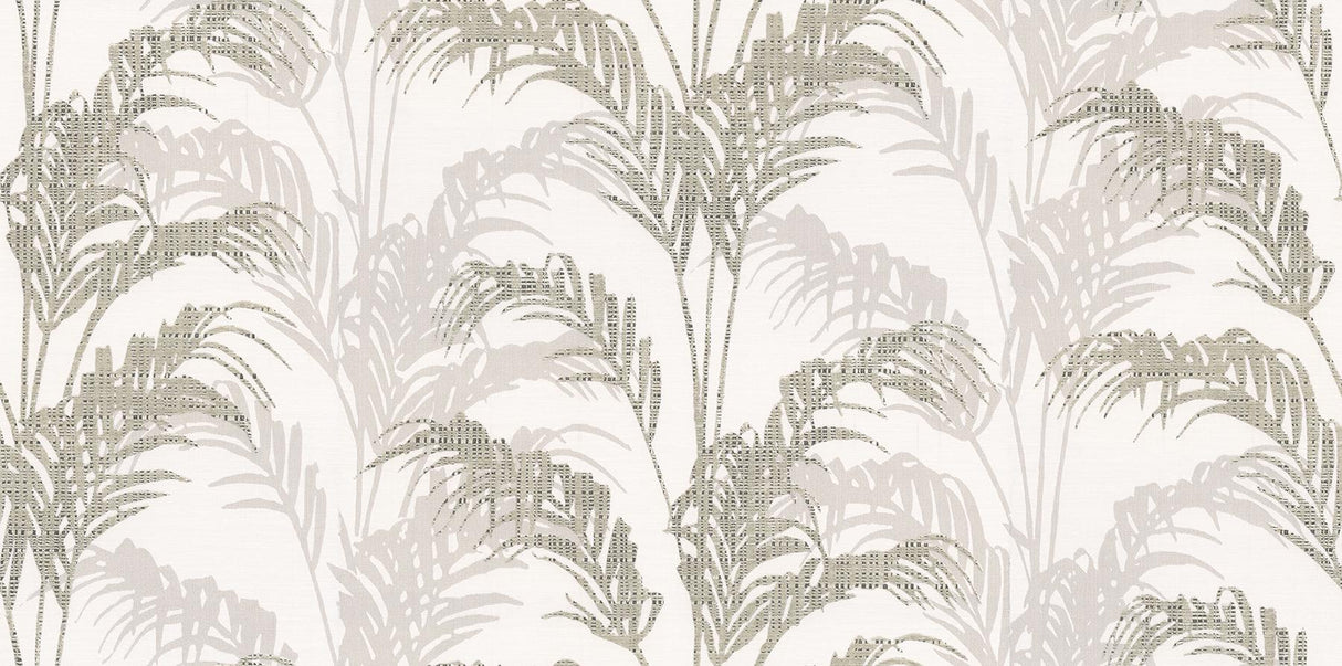 Advantage Rattan Silver Palm Wallpaper