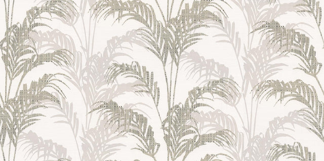 Advantage Rattan Silver Palm Wallpaper