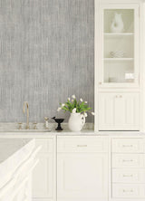 Advantage Rattan Silver Weave Wallpaper