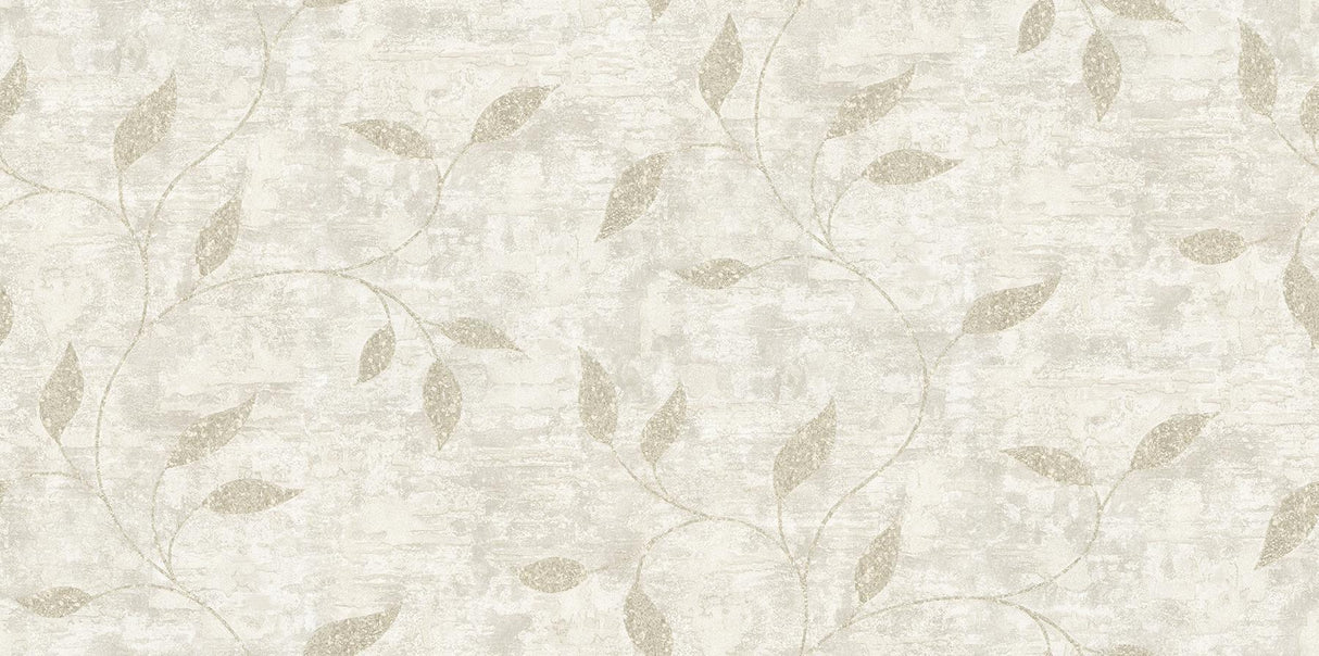 Advantage Stonewall Ivory Vine Wallpaper