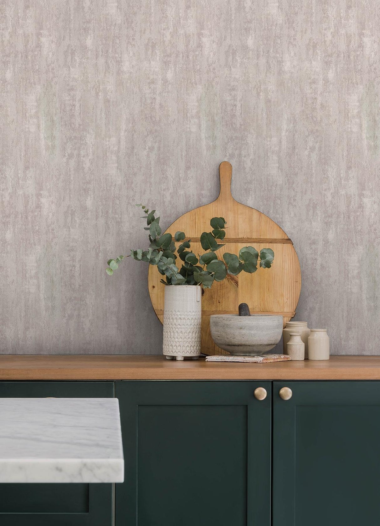 Advantage Soapstone Beige Distressed Wallpaper