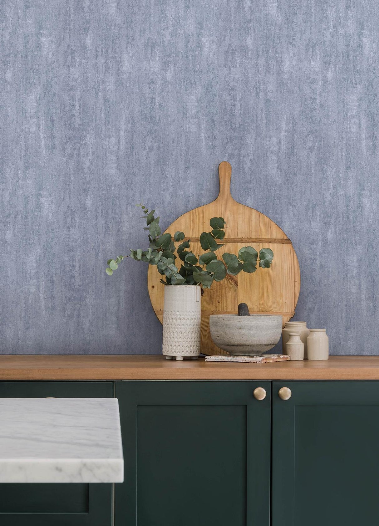 Advantage Soapstone Grey Distressed Wallpaper