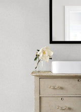 Advantage Crushed Capiz Ivory Textured Wallpaper