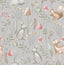 Advantage Forest Animals Grey Whimsical Wallpaper