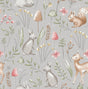 Advantage Forest Animals Grey Whimsical Wallpaper