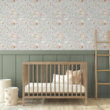 Advantage Forest Animals Grey Whimsical Wallpaper