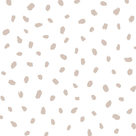Advantage Animal Spots Taupe Polka Dot Wallpaper
