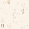 Advantage Floating Balloons Light Brown Animal Wallpaper