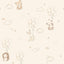 Advantage Floating Balloons Light Brown Animal Wallpaper