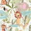 Advantage In The Jungle Multicolor Animal Friends Wallpaper