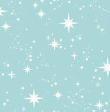 Advantage Twinkle Light Blue Starry Skies Wallpaper