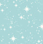 Advantage Twinkle Light Blue Starry Skies Wallpaper