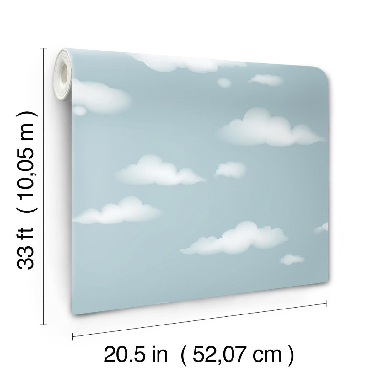 Advantage Cloudy Sky Blue Scenic Wallpaper